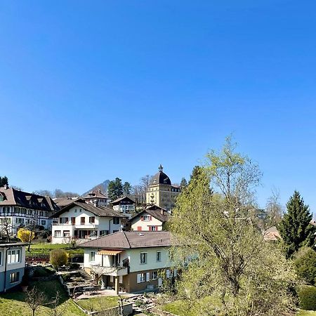 Studio Bahnhof Spiez Apartment Bagian luar foto
